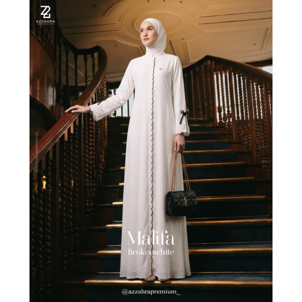 AZZAHRA/Malifa dress by Azzahra/Dress terbaru/Dress premium/Dress elegant