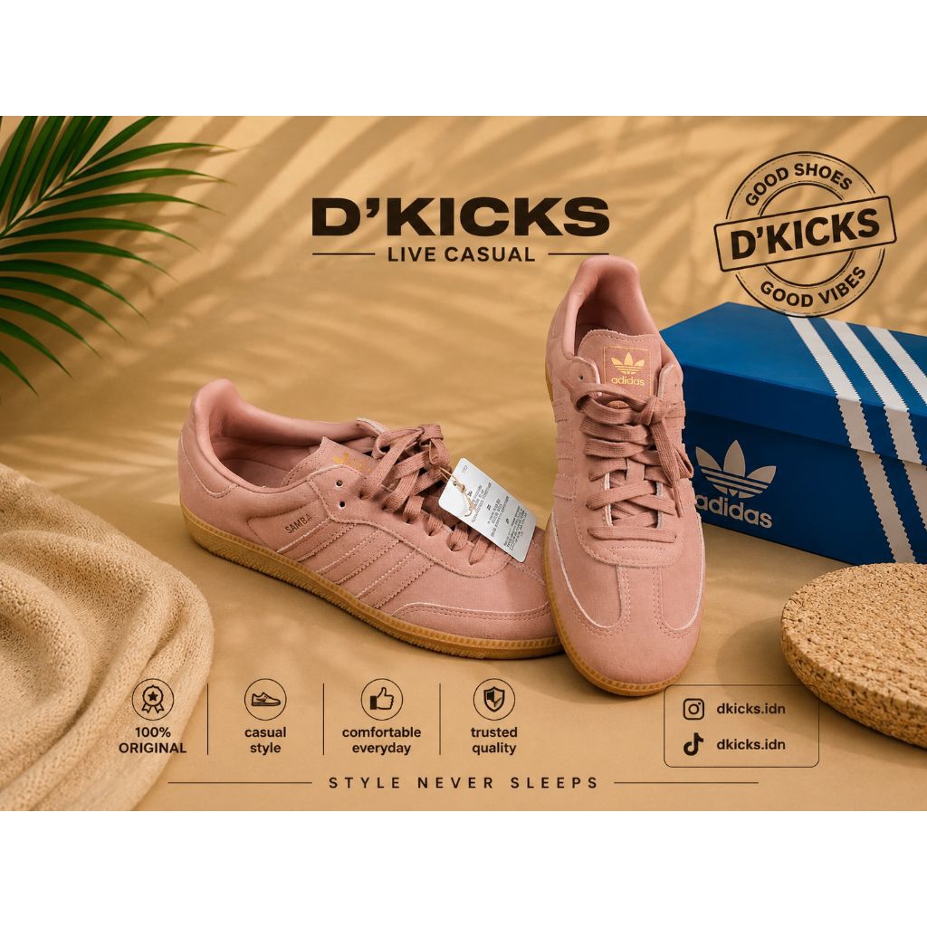 Adidas samba pink