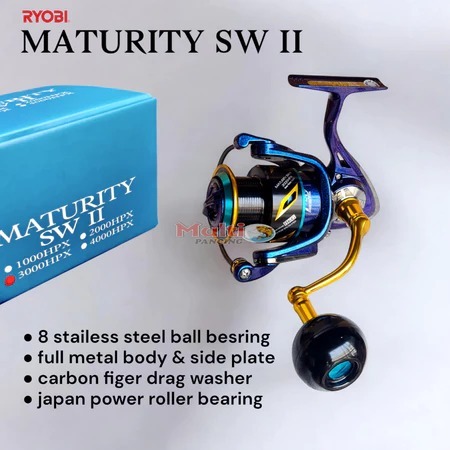 Reel Ryobi Maturity Sw Ii Saltwater Fishing  1000