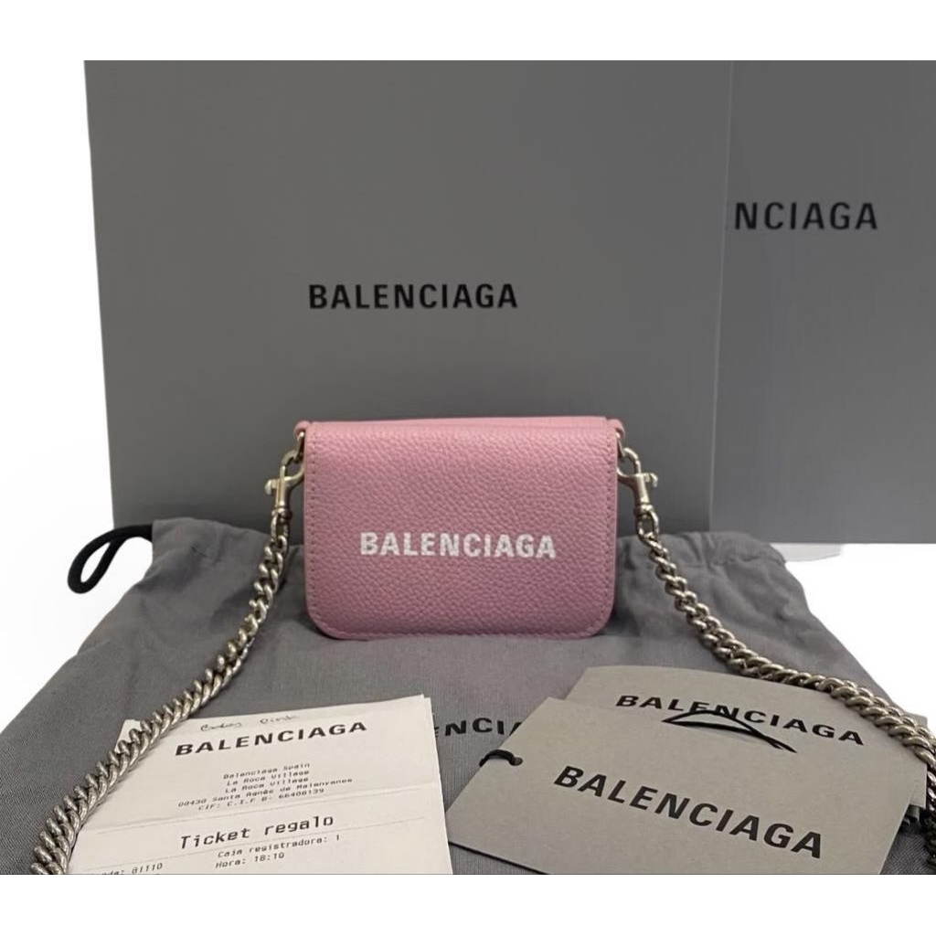 Cash Mini WOC Wallet On chain leather logo