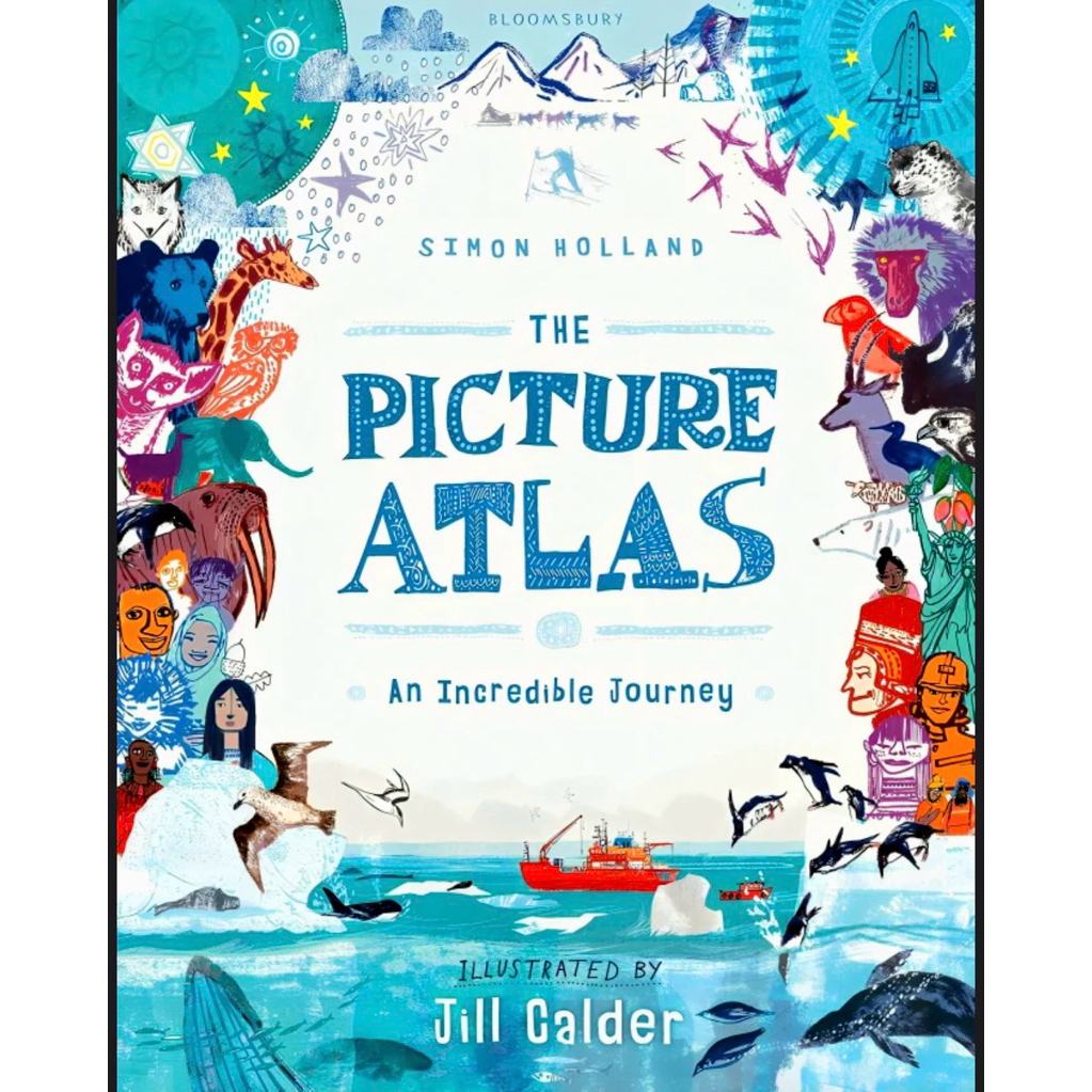 The Picture Atlas / Bloomsbury Books / Children Picture References Book