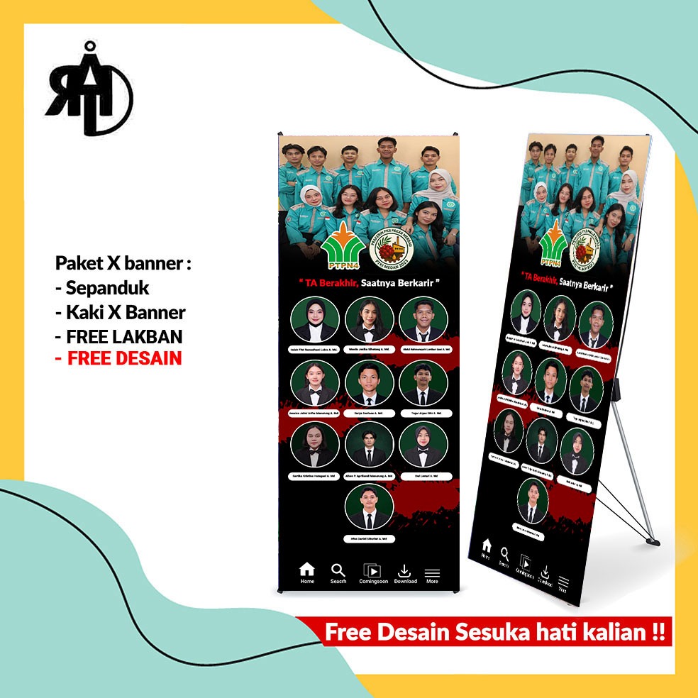 Banner Wisuda, Sidang, Skripsi Kekinian | Custom