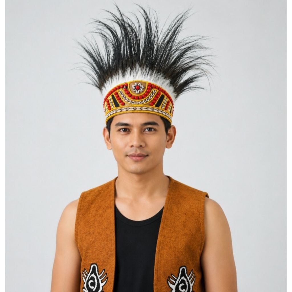 topi papua /mahkota papua/Mahkota ukuran dewasa/Mahkota Papua murah asli/topi adat papua/topi papua/