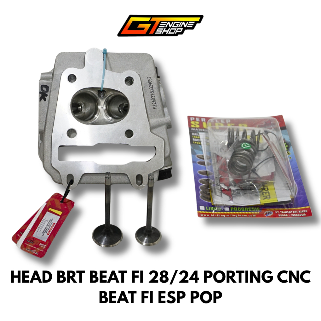 SUPER HEAD BRT BEAT FI 28/24 PORTING CNC BEAT FI ESP POP PORTING CNC GOLF CYLINDER HEAD BRT FI
