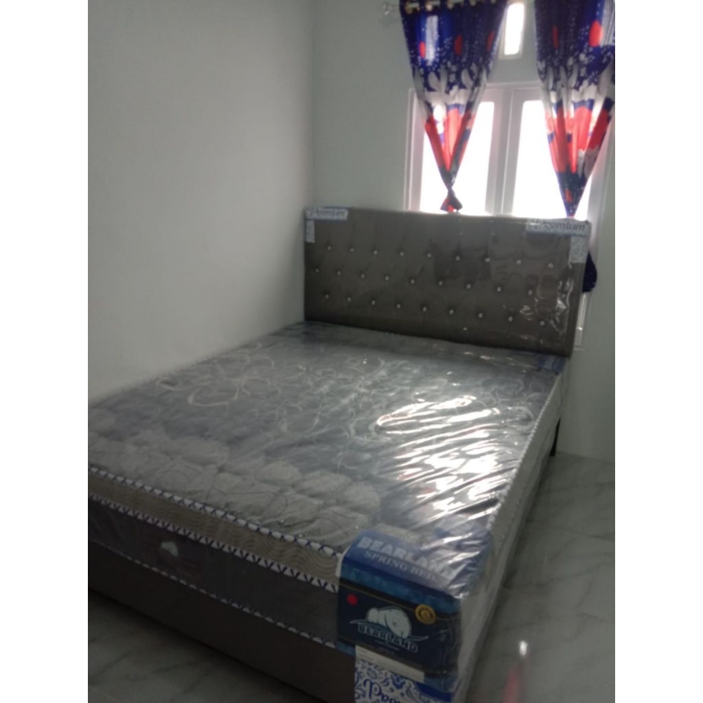 kasur springbed merk olimpic bearland set divan