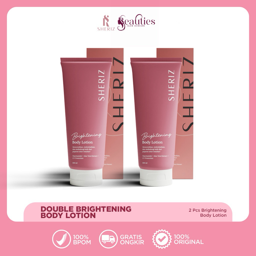 SHERIZ BRIGHTENING BODY LOTION - Lotion Pencerah Badan