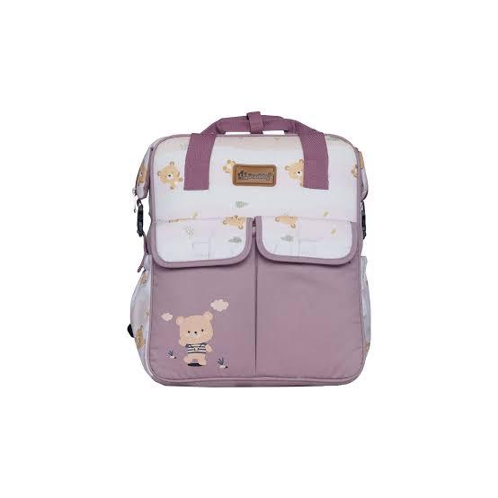 Tas Ransel Snobby saku print grizzly