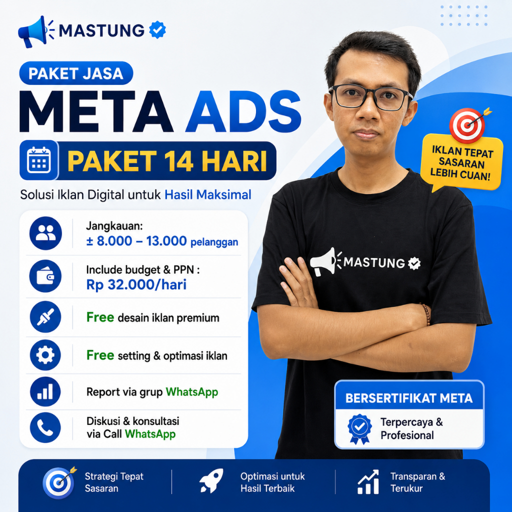 Jasa Meta Ads 14 Hari | Jasa Kelola Facebook Ads Instagram Ads Profesional Optimasi FB IG