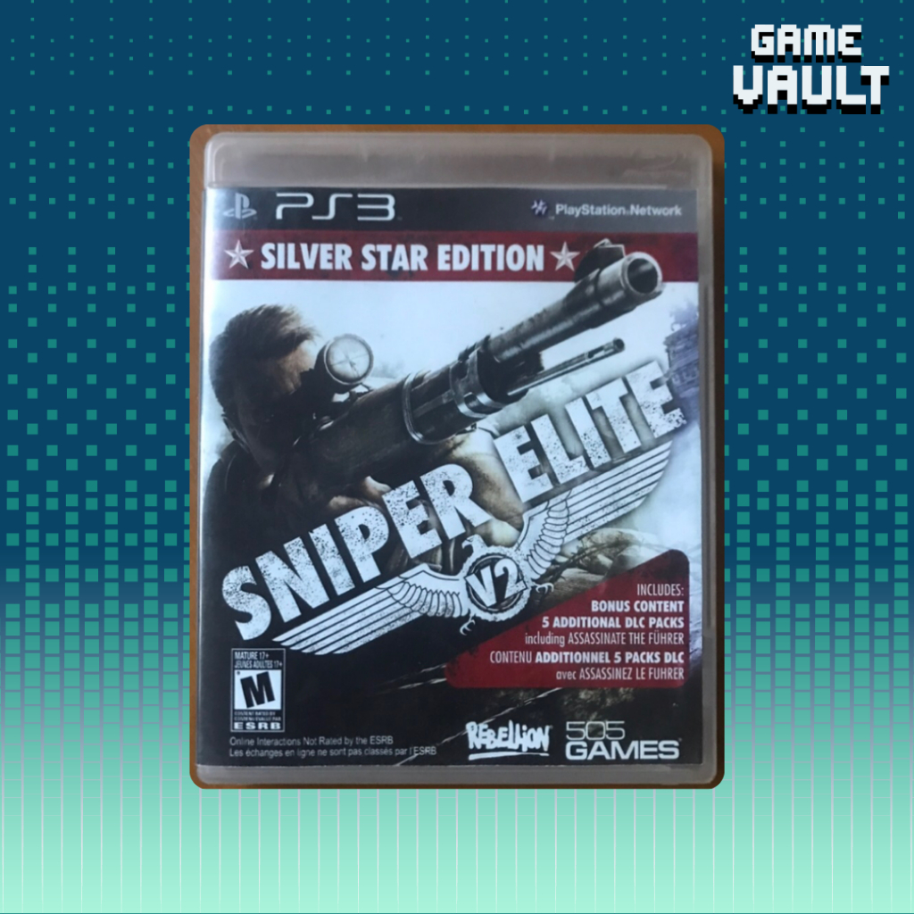 Sniper Elite V2 PS3 kaset bd game cd ps 3 version 2