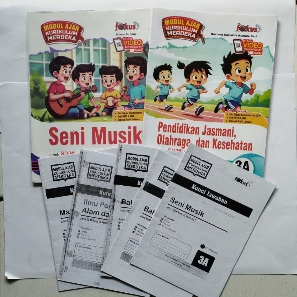 KUNCI JAWABAN LKS KELAS 3 SD/MI SEMESTER 1, FOKUS A5
