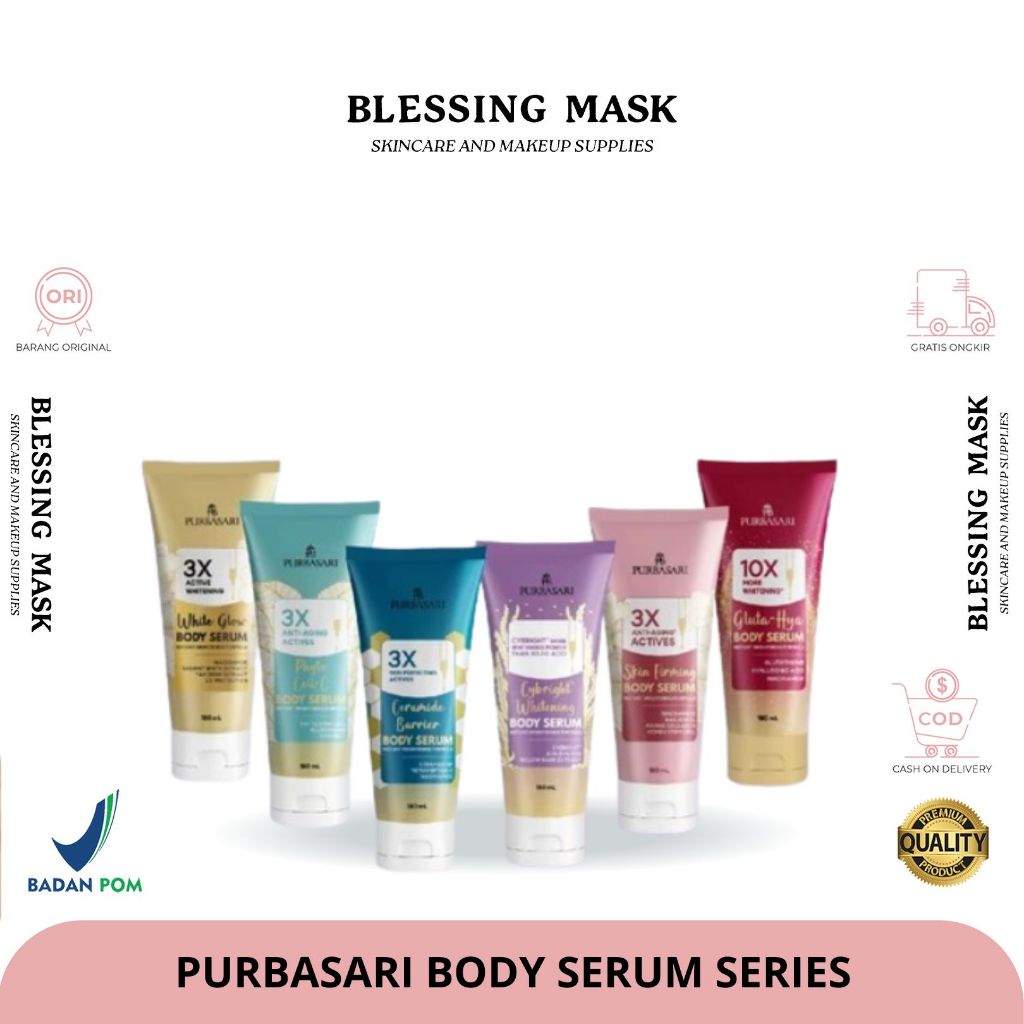 Purbasari Body Serum 180mL | Body Lotion Body Butter