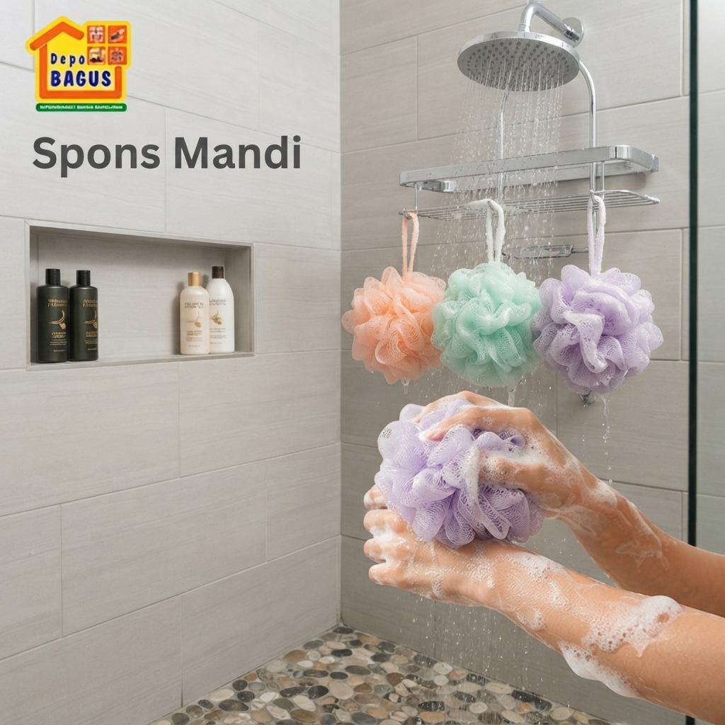 Sponge Mandi Ukuran Besar/ Shower Puff/ Sponge Shower