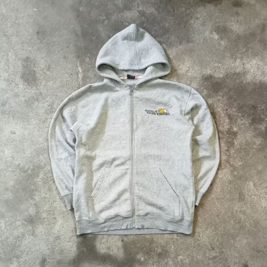 Zipper Hoodie Jacket SOHK "Bolo & Bulldog" Fullbordir - jnco - dogtown - fubu - ecko - hip-hop - y2k