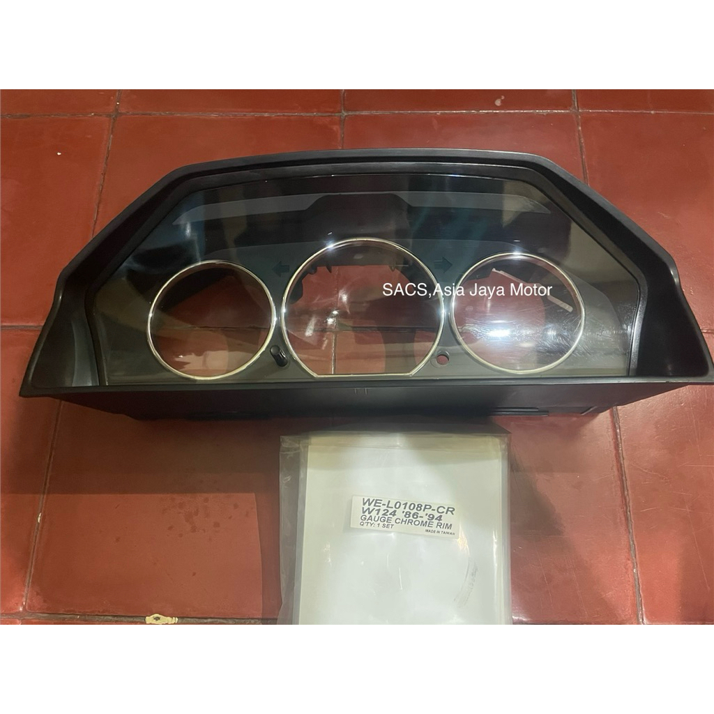 ring krom Chrome rims speedometer mercy w124