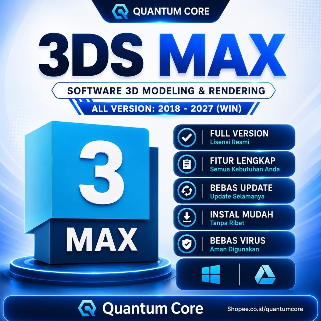 3ds Max 2027 - 2018 + Vray + Corona Full Version Original Lifetime | Autodesk 3dsMax 3D Modeling Sof