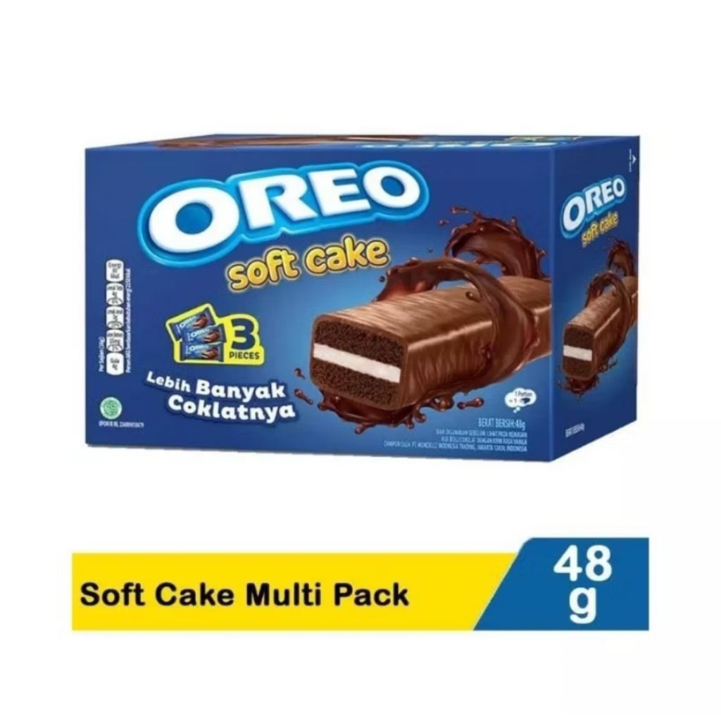 OREO SOFT CAKE 48gr isi 3 | Exp 11/2026 GUDANG SALE