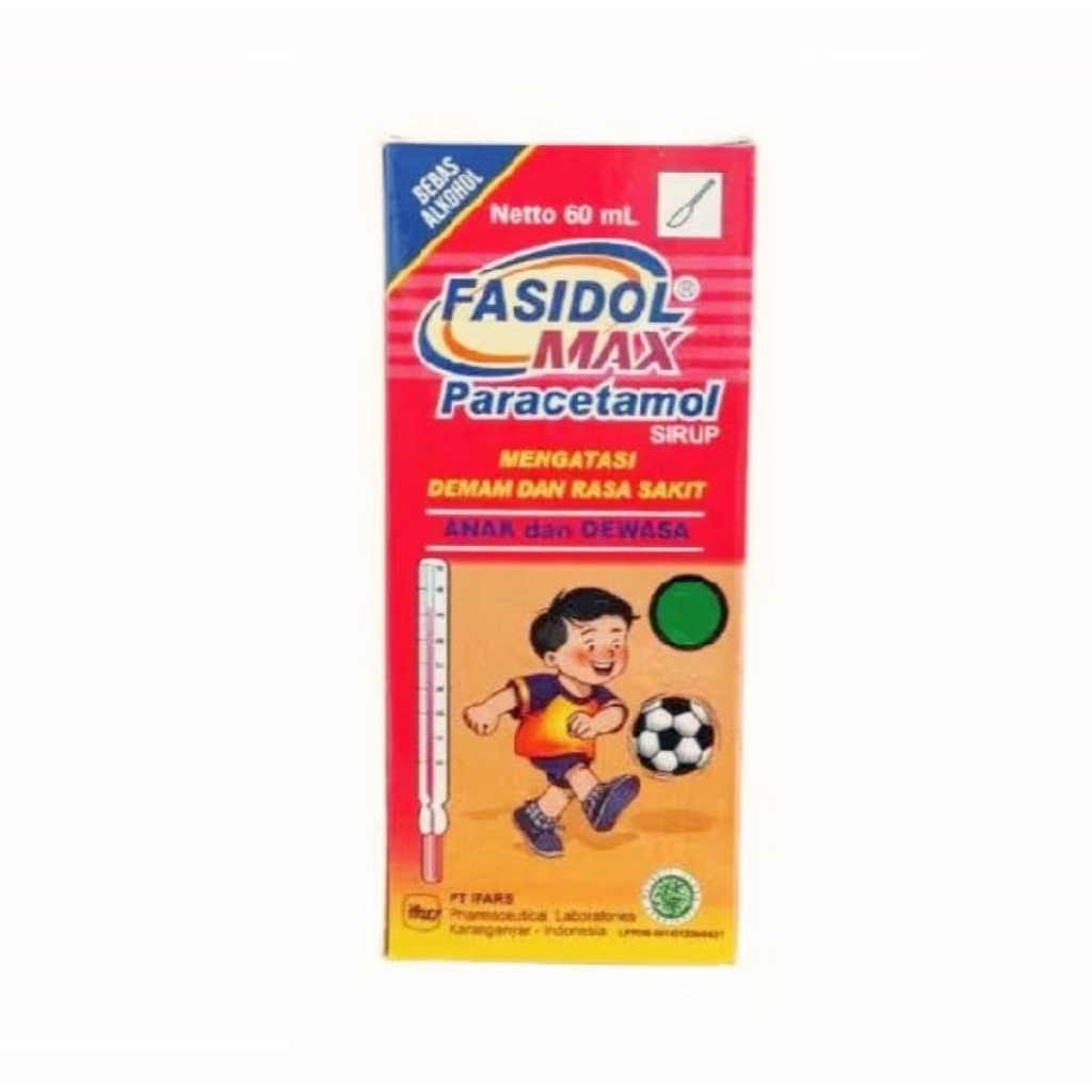 Sirup Paracetamol Fasidol max 250 mg untuk Meredakan Nyeri dan Demam