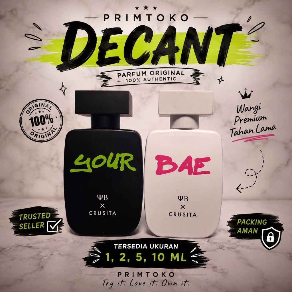 Decant Parfum Crusita Reza Arap Oktovian | YOUR | BAE