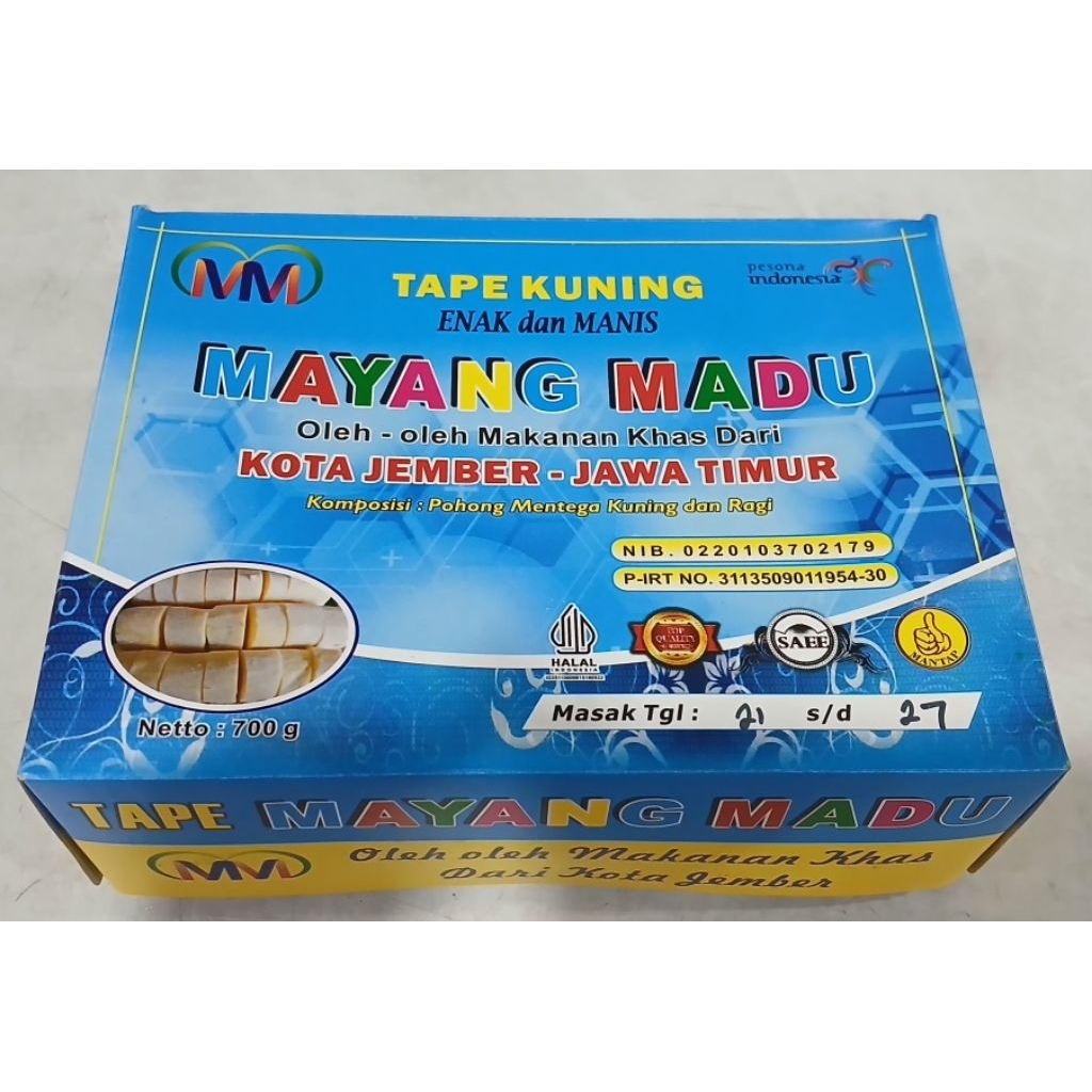 Tape Jember Tape Mayang Madu
