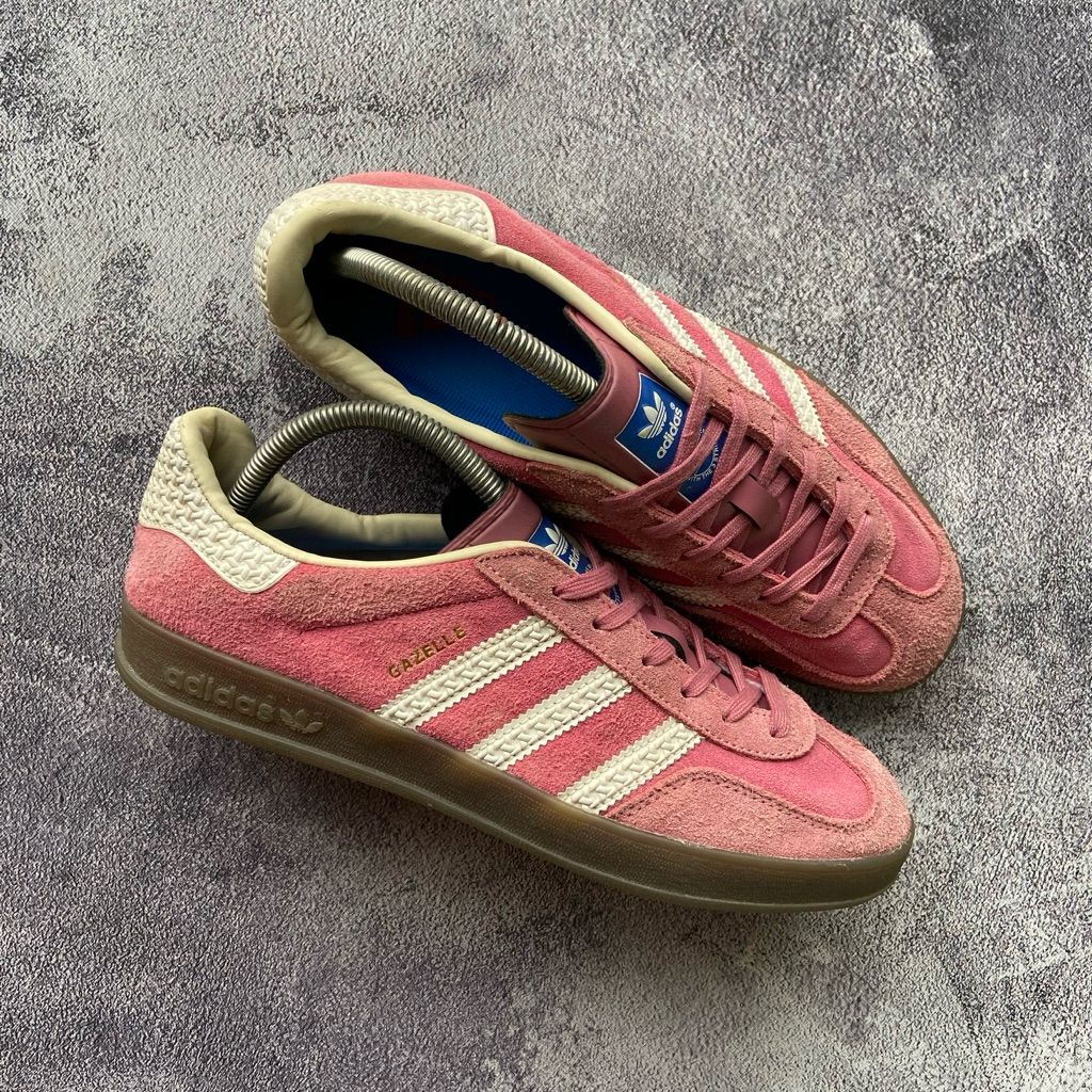 [Size 42] Rare Adidas Gazelle Indoor ‘Almost Pink Gum’ (IF1809) Second Original Kondisi Mulus No Min