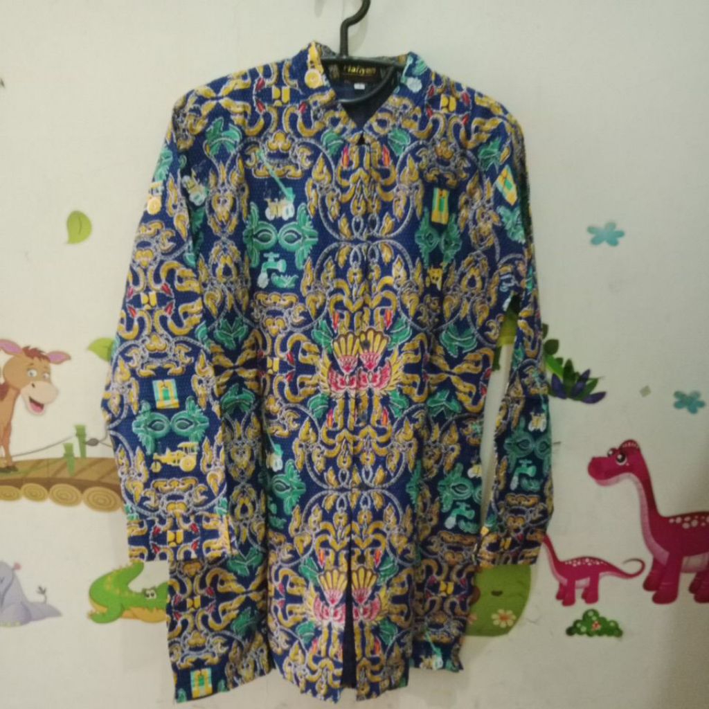 Baju Batik PUPR Trusmi Hafiyan size S (prelove)
