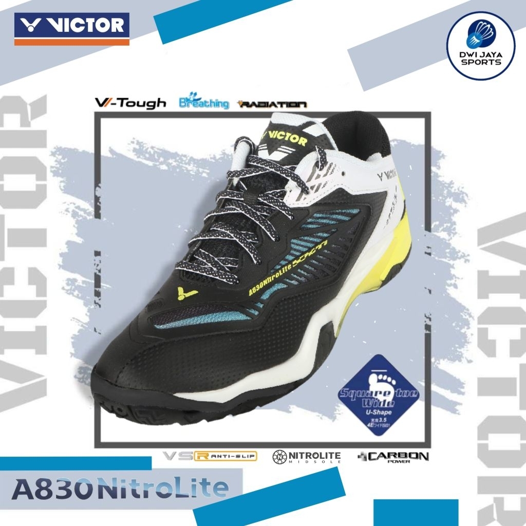 New Sepatu Olahraga Badminton A830NITROLITE CA | Victor A830 Nitrolite | A830NLite