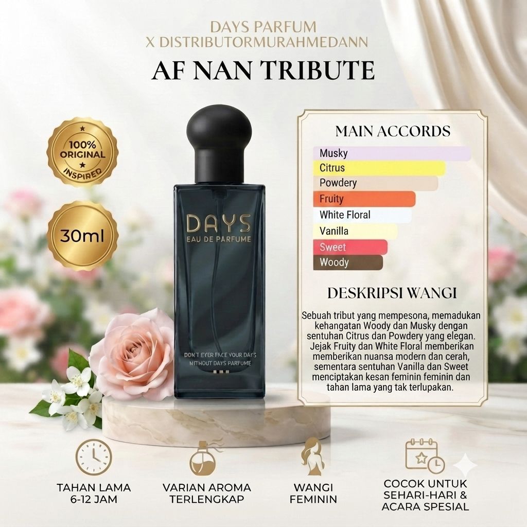 DAYS PARFUM inspired AF NAN TRIBUT