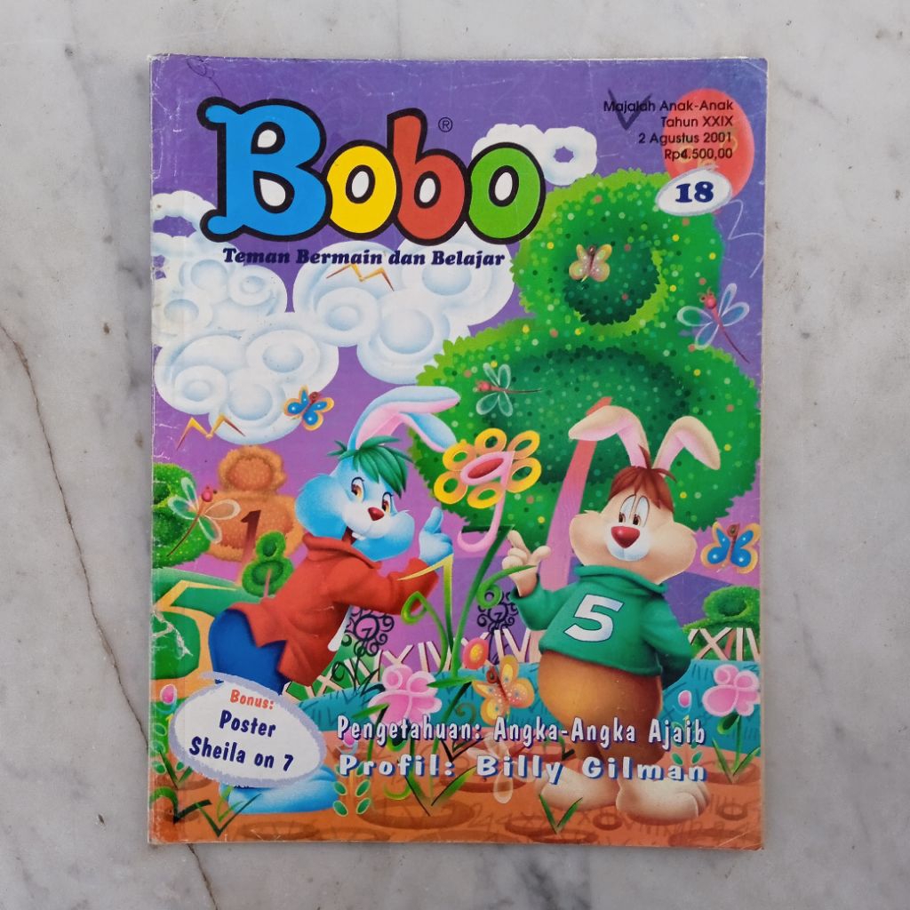 Majalah BOBO Edisi Nomor 18 _ 2 Agustus 2001