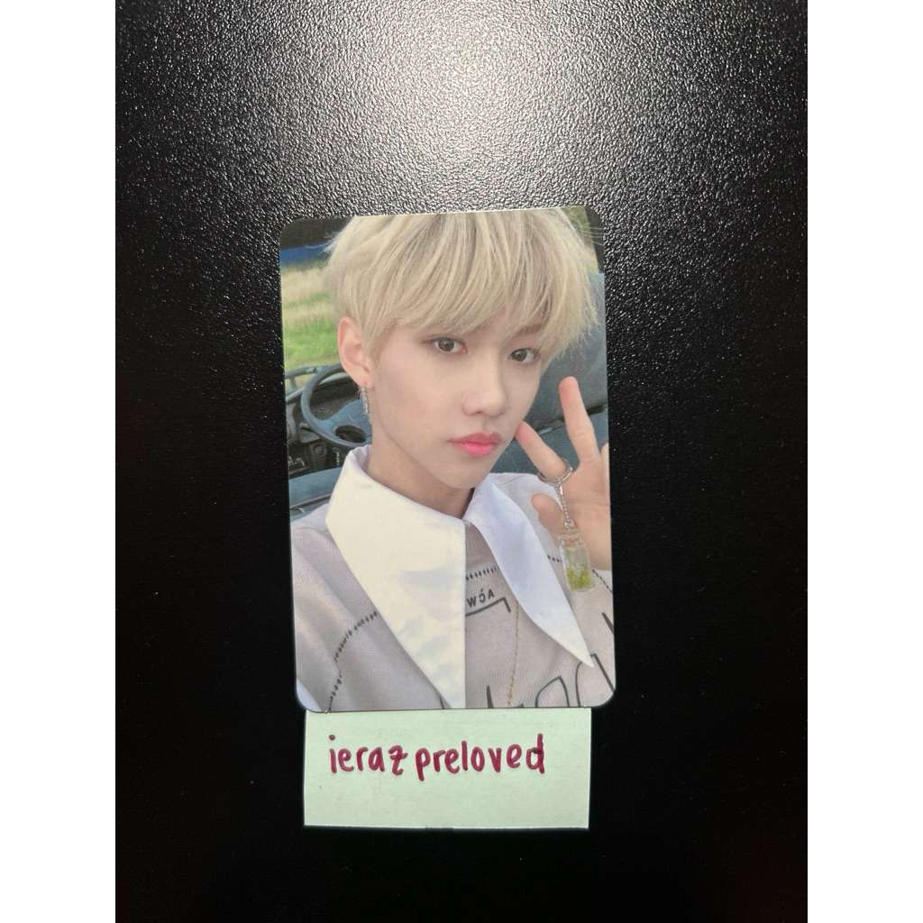 Photocard Felix Hyunjin Minho Jeongin Straykids Miroh yellow wood YW SKZ PC