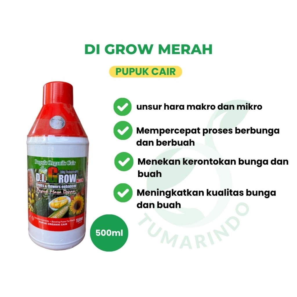 PUPUK ORGANIK DIGROW MERAH 500 ML