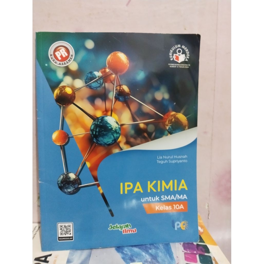 buku PR kimia kelas 10A untuk sma ma kurikulum merdeka