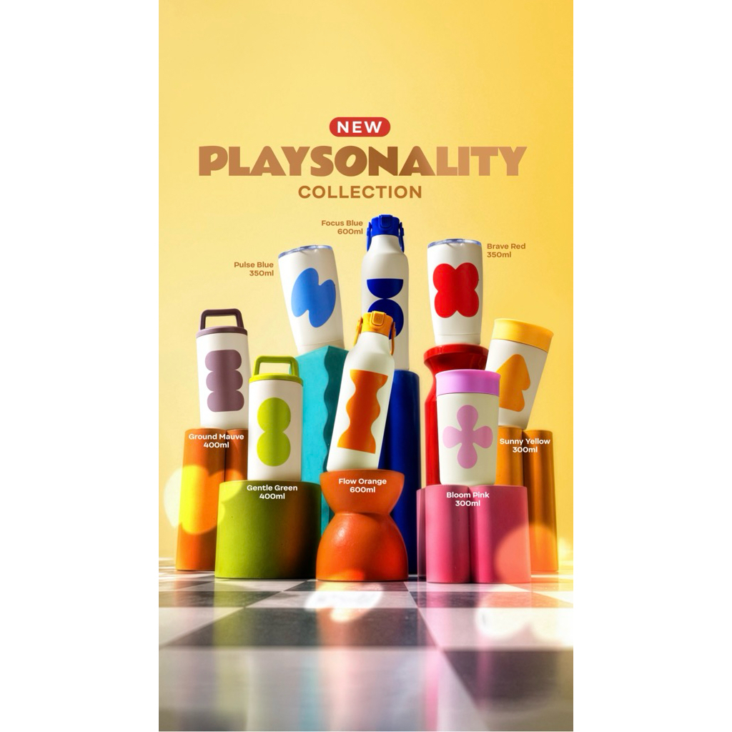 TUMBLR KOPI KENANGAN PLAYSONALITY COLLECTION NEW SERIES TERBARU || MERCHANDISE || TUMBLR STAINLESS