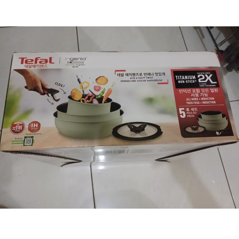 Tefal Set Cookware Warna Matcha