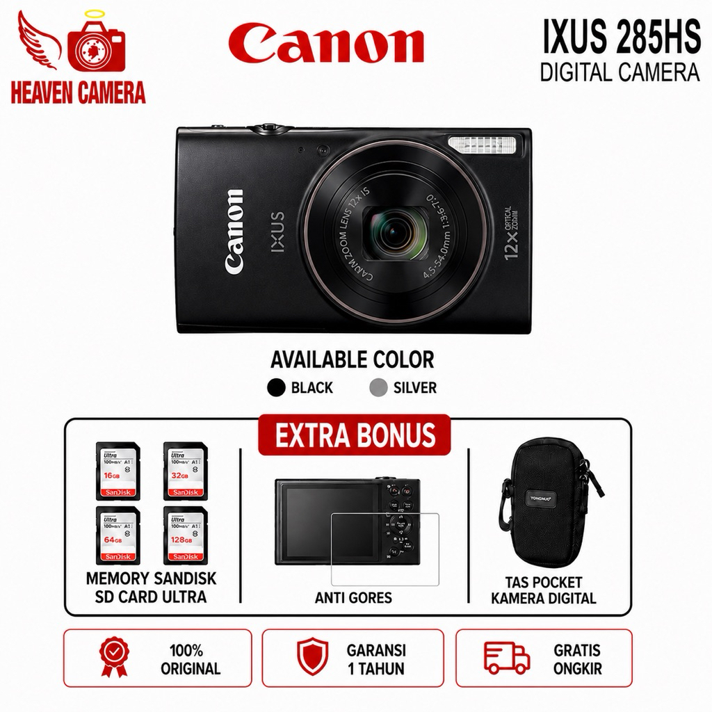 Canon IXUS 285HS Camera Digital Canon IXUS 285HS Camera Digital Canon IXUS 285HS