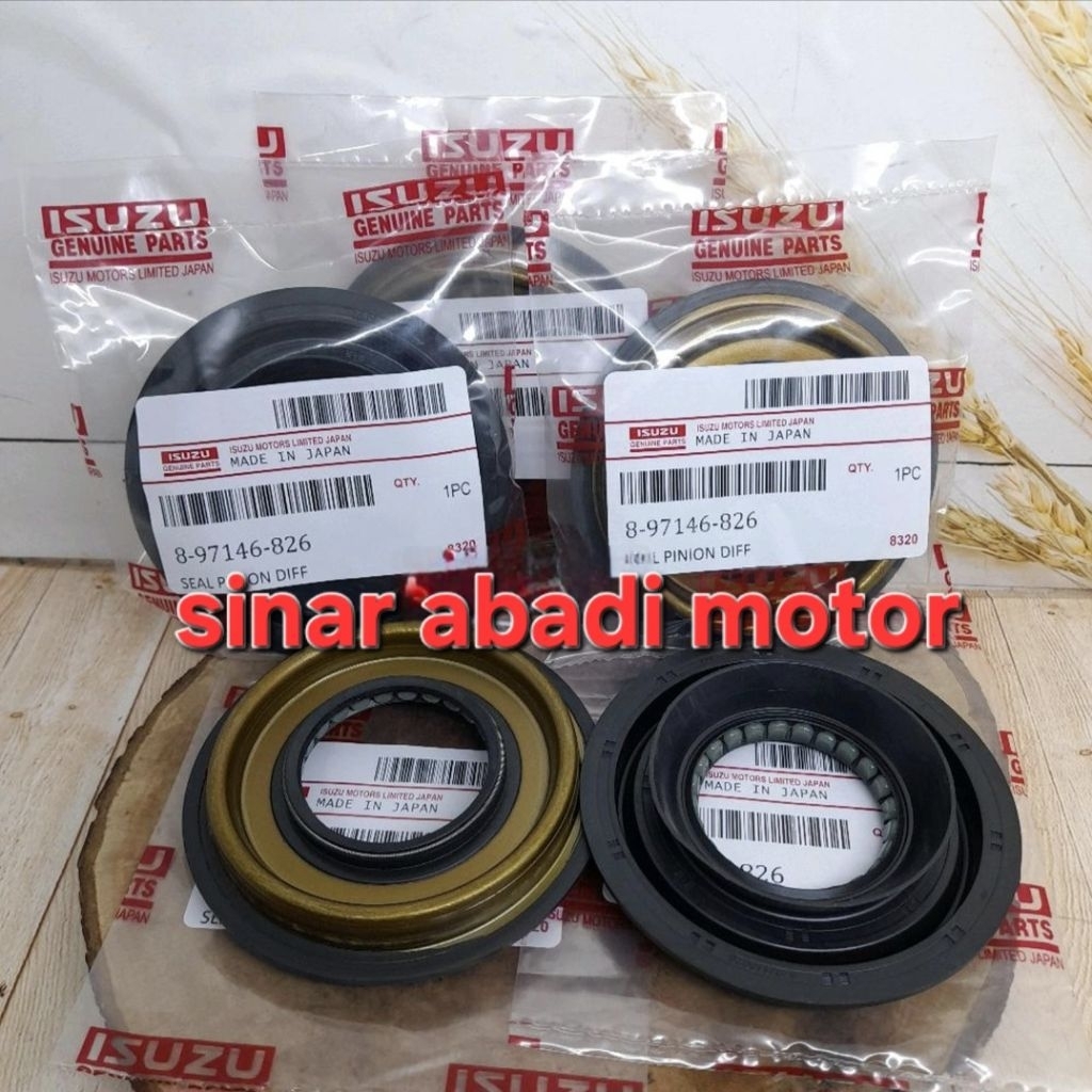 oli seal pinion gardan isuzu traga