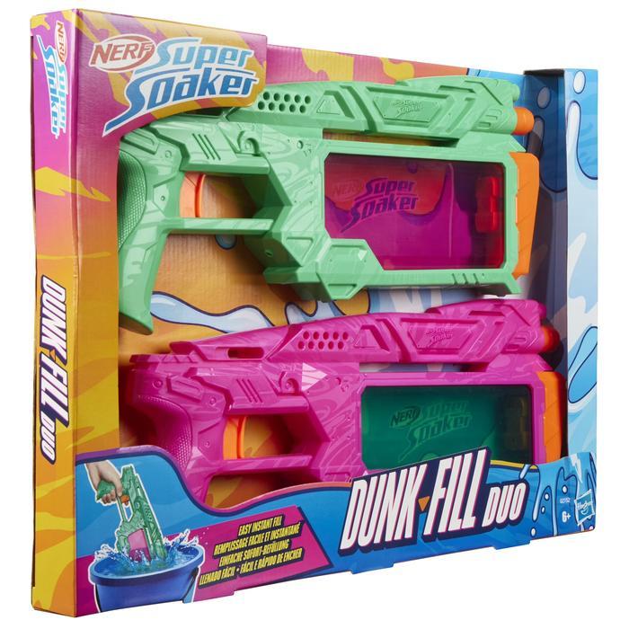 Hasbro Nerf Super Soaker Dunk-Fill Duo 2 Water Blaster Instant Fill
