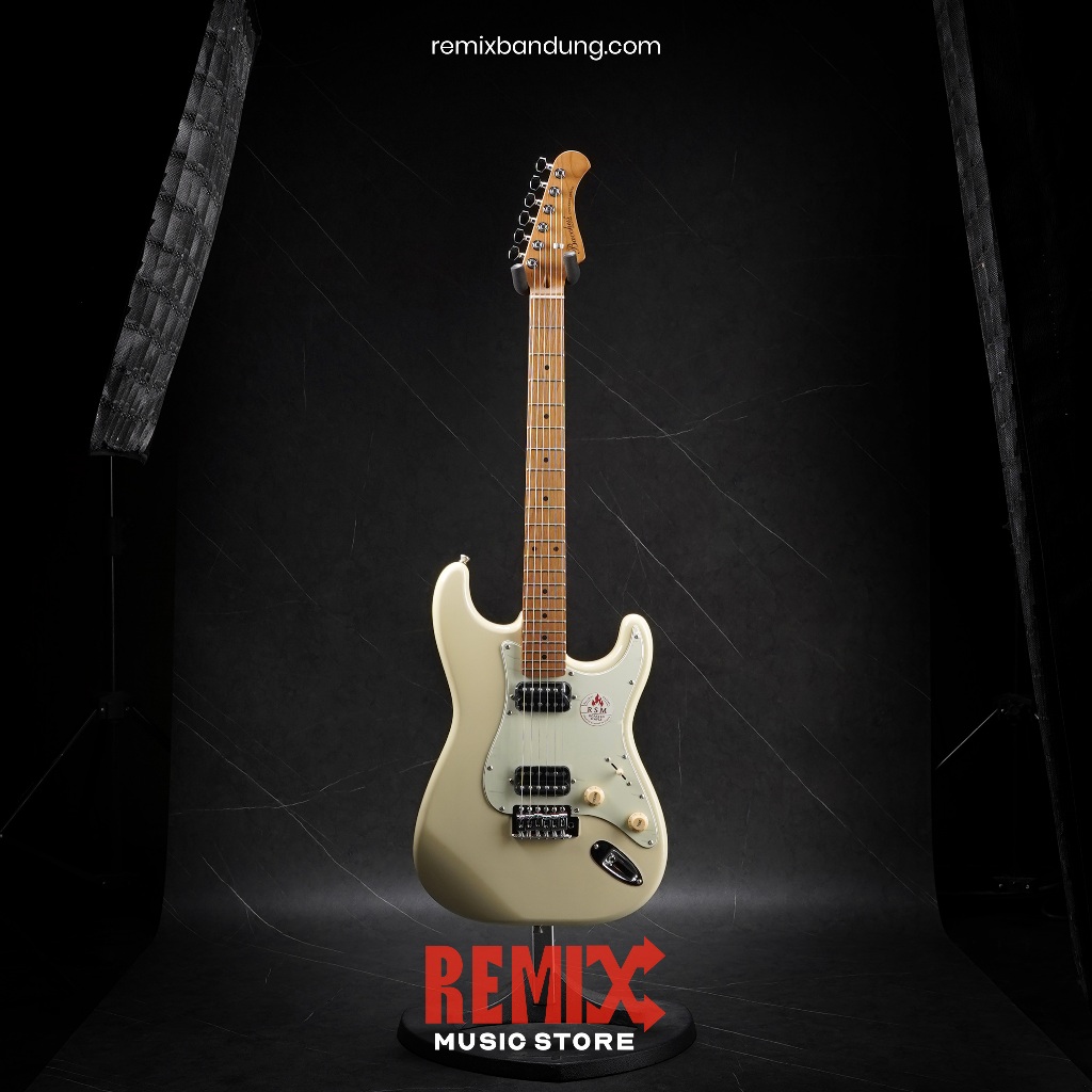 Gitar Elektrik Bacchus Universe BST-3RSM/M Olympic White / Bacchus Stratocaster BST 3