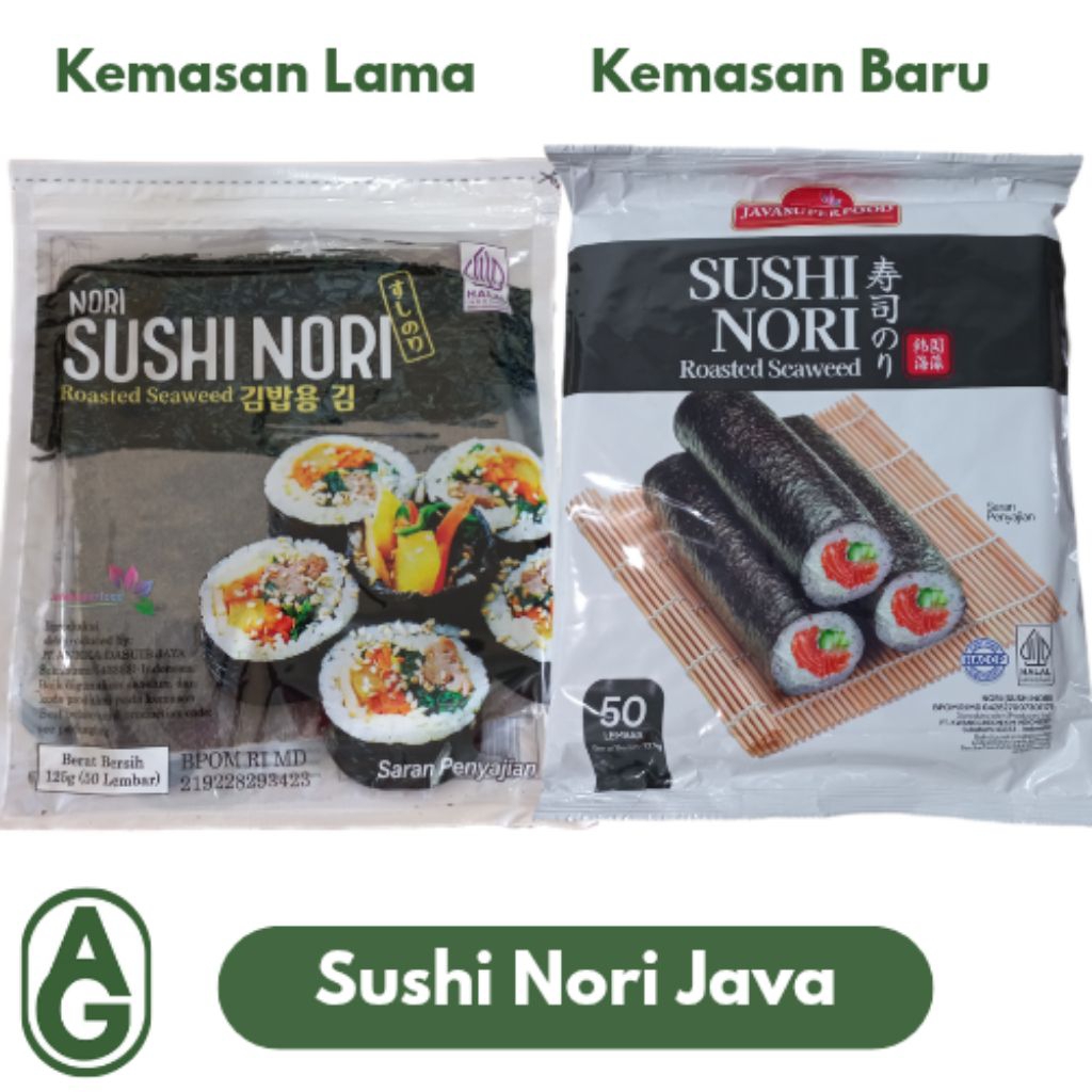 Sushi Nori 10 Lembar / Sushi Nori 20 Lembar / Sushi Nori Java / Sushi Nori Pekanbaru / Nori Riau
