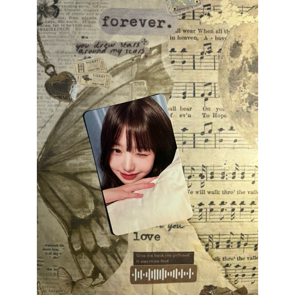 IVE Photocard Official Wonyoung IVE MINE Soundwave POB Selimut