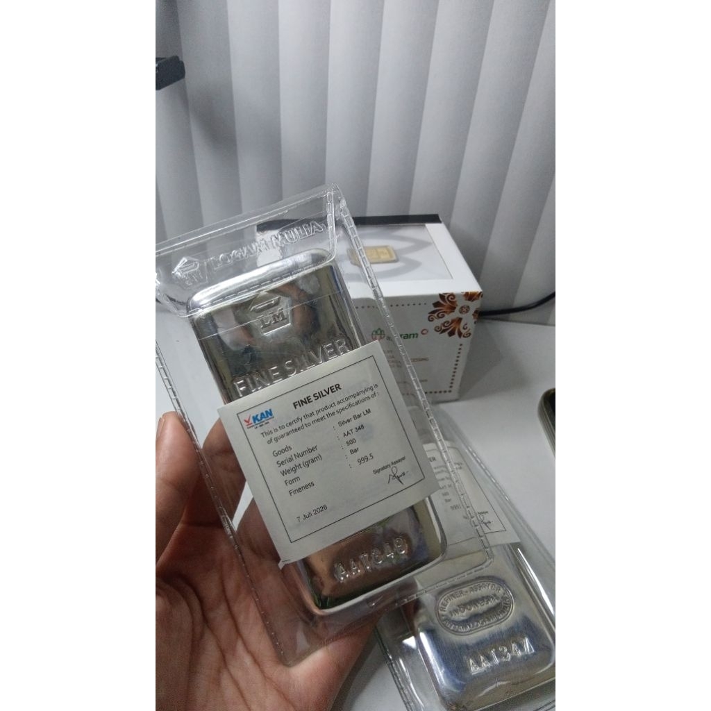 Perak Antam 500gr 100% Terbaru 2026