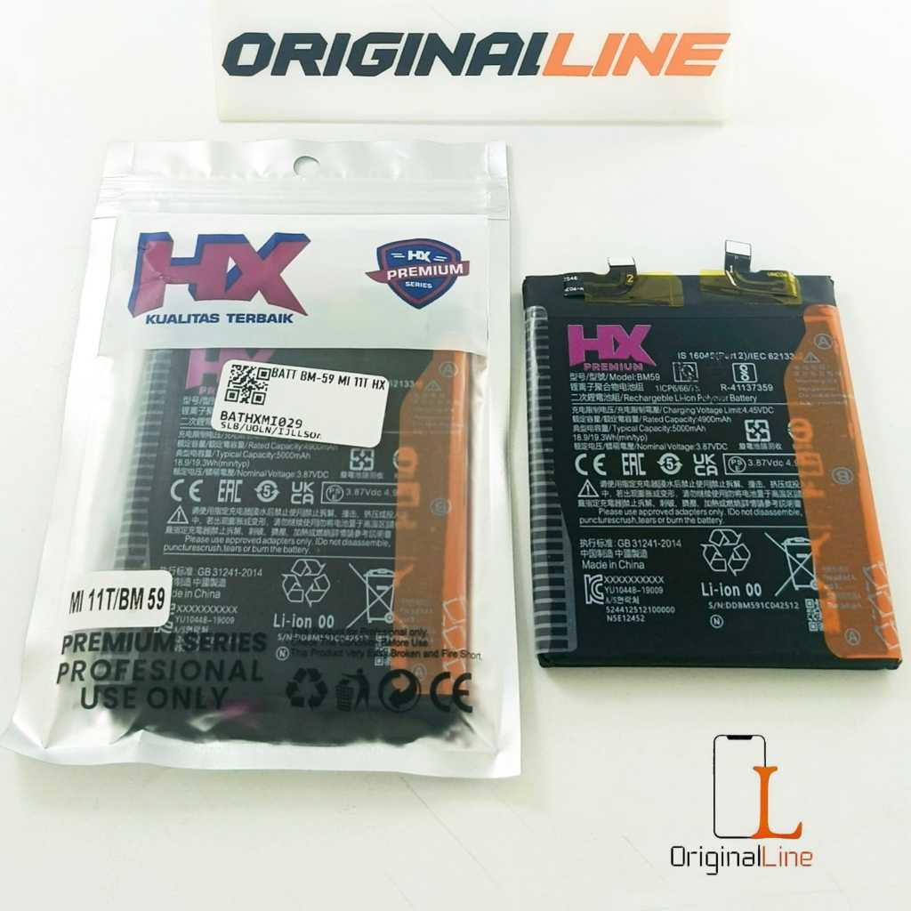 BATERAI BM-59 / BM 59 / BM59 / FOR MI 11T / BATT / BATTERY HX