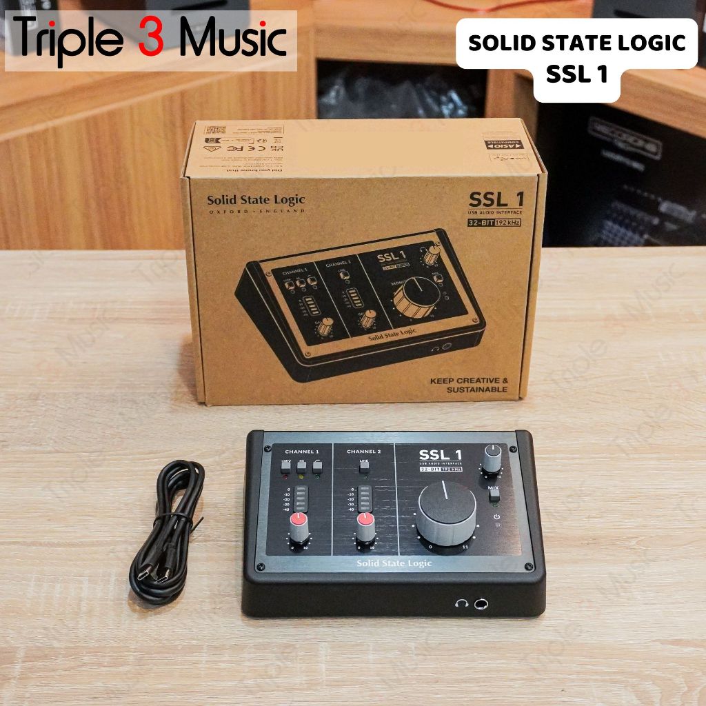 Solid State Logic SSL 1 SSL1 USB C Soundcard audio interface