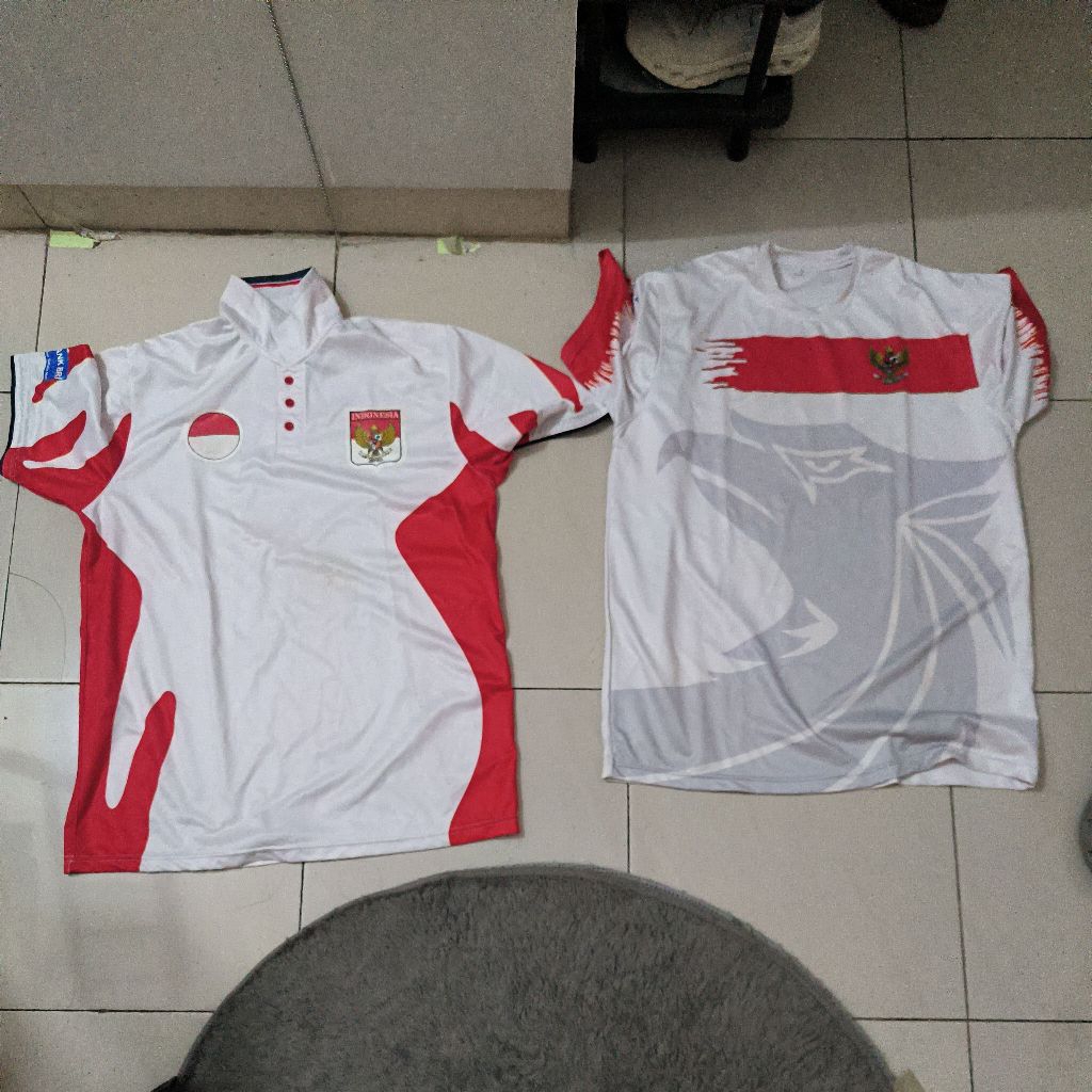 Baju delegasi Karate Indonesia Nati. Team preloved XXLsepasang
