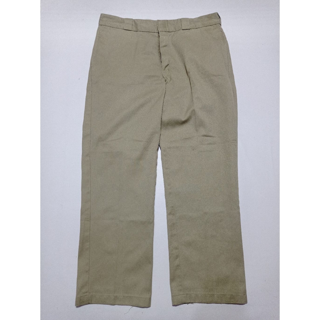 Celana Dickies 874 Original Fit Warna Khaki Size 38×32 Second Brand Dickies