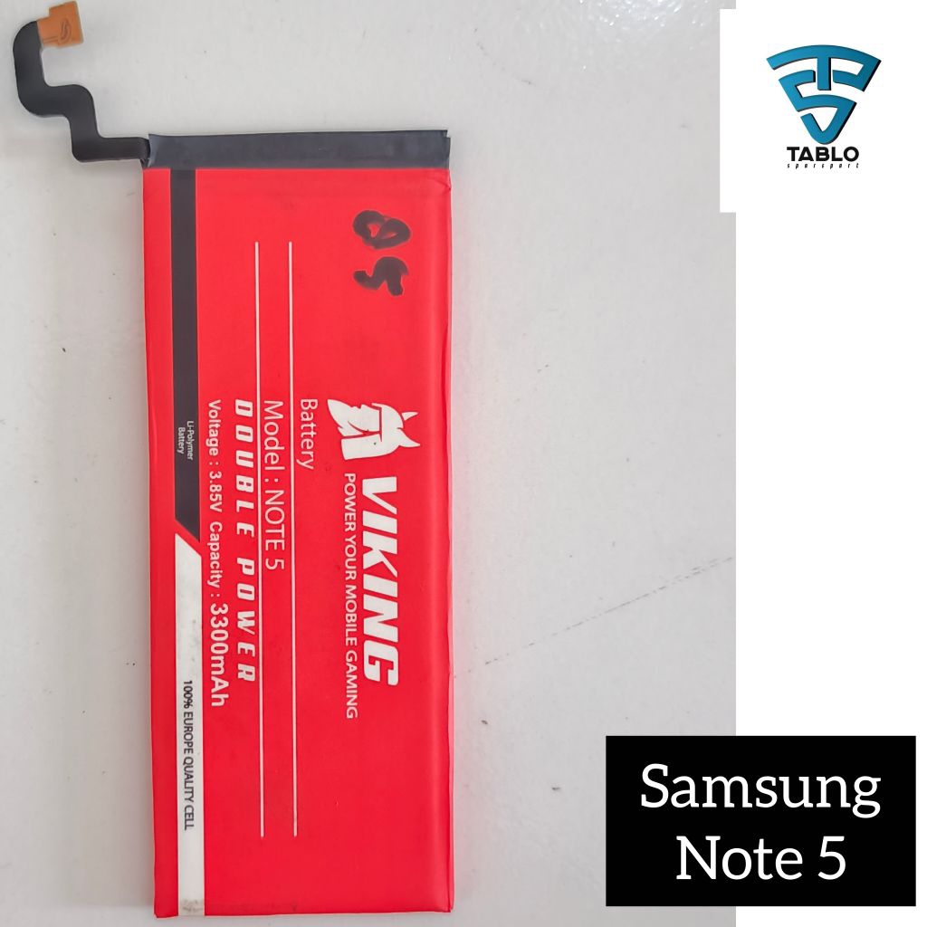 Baterai Samsung note 5 viking second