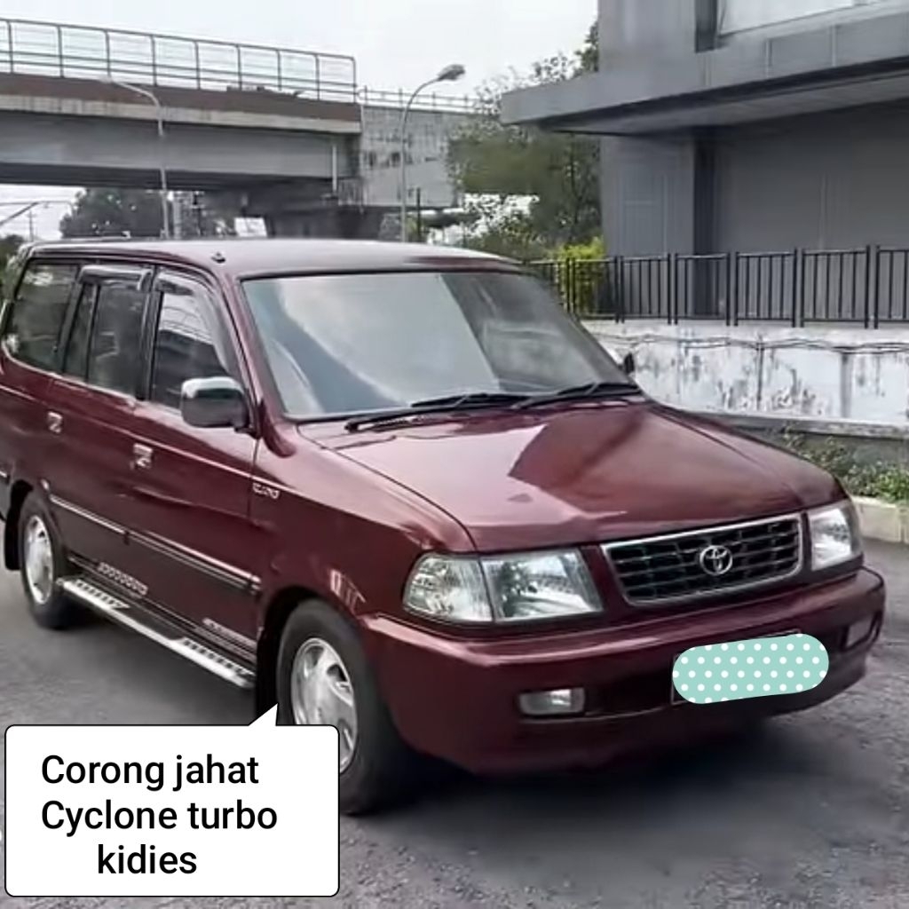 Kijang kapsul diesel 1997 - 2004 Corong jahat dan cyclone turbo