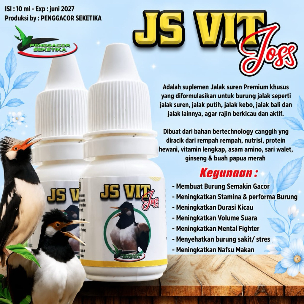 JS Vit Joss Suplemen Vitamin Jalak Suren