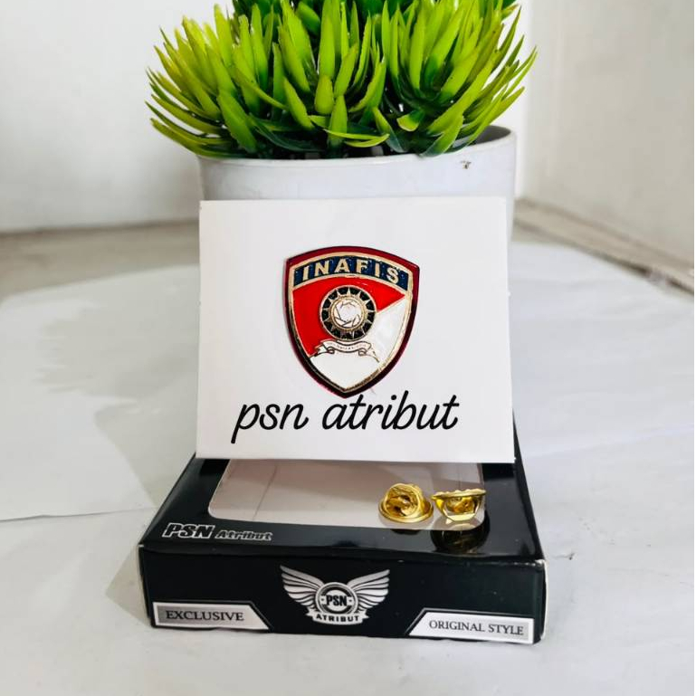 PIN BROS INAFIS POLRI BAHAN LOGAM BERKUALITAS