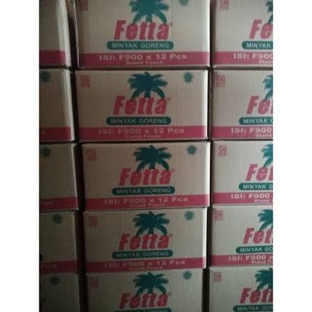 Fetta Minyak Goreng 900 ML 1 Dus / Karton 12 Pcs