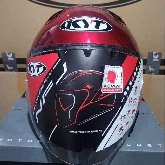 KYT NFJ RED MAROON (100% ORIGINAL)
